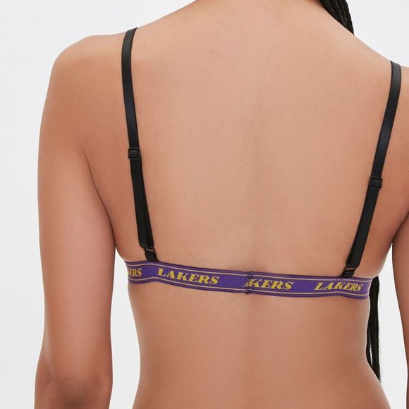 NBA© Los Angeles Lakers Graphic Sports Bra - Picture 3 of 4